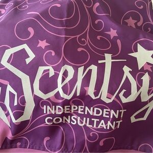 Scentsy Long Purple Tablecloth Like New